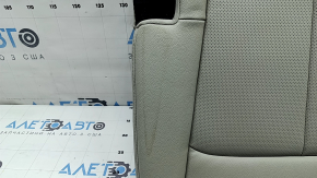 Rear seat cushion, 3rd row, left, Kia Sorento 21-24 HEV, gray leather, perforated, with frame, dry-cleanable