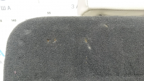 Rear seat backrest, 3rd row, left, Kia Sorento 21-24 HEV, gray leather, perforated, with headrest, dry-cleanable, rear trim is worn
