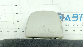 Rear seat backrest, 3rd row, right, Kia Sorento 21-24 HEV, gray leather, perforated, with headrest, dry-cleanable
