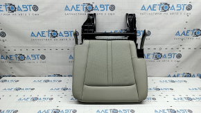 Rear seat cushion, 3rd row, right, Kia Sorento 21-24 HEV, gray leather, perforated, with frame