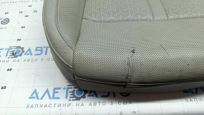 Kia Sorento 21-26 passenger seat cushion upholstery, perforated, gray leather, heated, ventilated, dry-cleanable