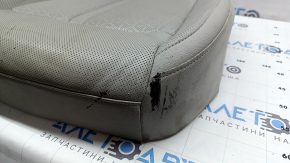 Kia Sorento 21-26 passenger seat cushion upholstery, perforated, gray leather, heated, ventilated, dry-cleanable