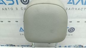 Front left headrest Kia Sorento 21-24, gray leather, dry-cleanable