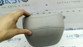 Front left headrest Kia Sorento 21-24, gray leather, dry-cleanable