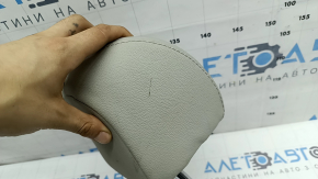 Headrest 2nd row left Kia Sorento 21-24 HEV, PHEV, gray leather, dry-cleanable