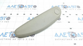 Armrest for the rear right seat (2nd row) Kia Sorento 21-24 HEV, PHEV, gray leather, with a plug