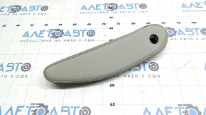 Armrest for the rear left seat (2nd row) Kia Sorento 21-24 HEV, PHEV, gray leather, with a plug, dry-cleanable
