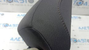 Front right headrest for Toyota Camry v70 18-24, gray fabric, brown stitching, cleanable