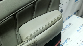 Front right door panel for Kia Sorento 21-24 HEV, PHEV, black and gray, armrest and center insert, gray leather with white stitching, graphite molding, Bose, dry-cleanable, scratch, dent