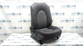 Passenger seat for Toyota Camry v70 18-19 with airbag, mechanical, heated, gray fabric, brown stitching, dry-cleanable