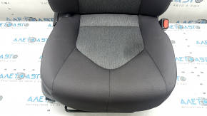 Passenger seat for Toyota Camry v70 18-19 with airbag, mechanical, heated, gray fabric, brown stitching, dry-cleanable