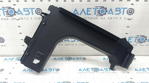 Left rear seat partition trim for Toyota Camry v70 18-24 hybrid, black, plastic turned white