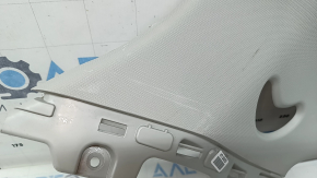 Left rear pillar trim behind the window, Kia Sorento 21-26 HEV, PHEV, under the speaker, gray, scratches, whitened plastic, broken mount