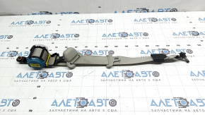 Seat belt, 2nd row, rear right, Kia Sorento 21-26 HEV, PHEV, gray, dry-cleanable