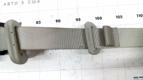Seat belt, 2nd row, rear right, Kia Sorento 21-26 HEV, PHEV, gray, dry-cleanable