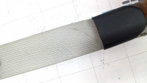Seat belt, 2nd row, rear right, Kia Sorento 21-26 HEV, PHEV, gray, dry-cleanable