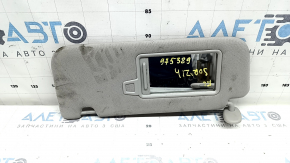 Left visor for Kia Sorento 21-24 HEV, PHEV, gray, with panoramic windows, without hook, dry-cleanable