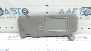 Left visor for Kia Sorento 21-24 HEV, PHEV, gray, with panoramic windows, without hook, dry-cleanable