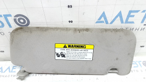 Left visor for Kia Sorento 21-24 HEV, PHEV, gray, with panoramic windows, without hook, dry-cleanable