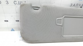 Right visor for Kia Sorento 21-24 HEV, PHEV, gray, with panoramic windows, without hook, dry-cleanable