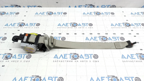 Seat belt, 3rd row, rear left, Kia Sorento 21-26 HEV, PHEV, gray, dry-cleanable