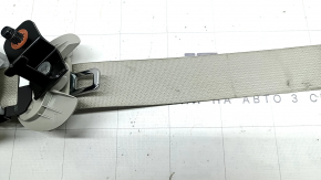 Seat belt, 3rd row, rear left, Kia Sorento 21-26 HEV, PHEV, gray, dry-cleanable