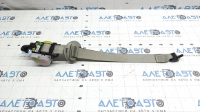 Seat belt, 3rd row, rear right, Kia Sorento 21-26 HEV, PHEV, gray, dry-cleanable