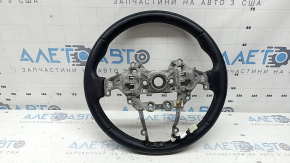 Kia Sorento 21-26 black leather steering wheel, heated, with camera and radar, without paddles, paddles and buttons, scratches
