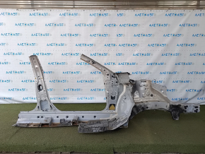 Lexus ES300h ES350 13-18 front left quarter panel sawed off, with center pillar, gold