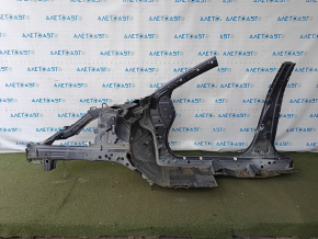 Subaru Outback 15-17 front right quarter panel sawed off, with B-pillar, graphite, bumpers