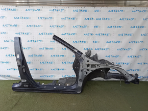 Subaru Outback 15-17 front right quarter panel sawed off, with B-pillar, graphite, bumpers