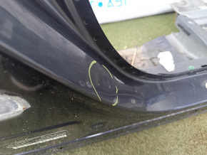Subaru Outback 15-17 front right quarter panel sawed off, with B-pillar, graphite, bumpers