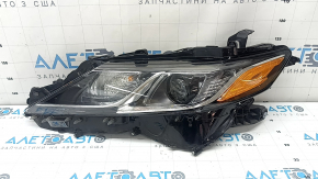 Left front headlight for Toyota Camry v70 18-20 halogen + LED, polishable
