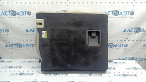 Left rear seat back for Lincoln MKZ 17-20, beige leather, with belt and armrest, dry-cleanable