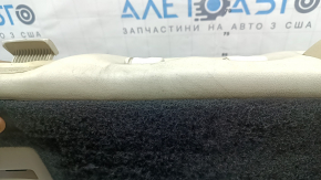 Left rear seat back for Lincoln MKZ 17-20, beige leather, with belt and armrest, dry-cleanable