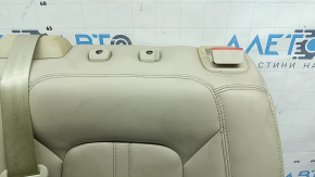 Left rear seat back for Lincoln MKZ 17-20, beige leather, with belt and armrest, dry-cleanable