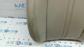 Lincoln MKZ 17-20 driver's seat back upholstery, beige leather, heated, dry-cleanable