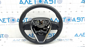 Naked steering wheel for Toyota Camry v70 18-24 black rubber, with buttons and overlay