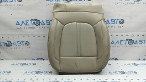 Lincoln MKZ 17-20 driver's seat cushion upholstery, beige leather, heated, dry-cleanable