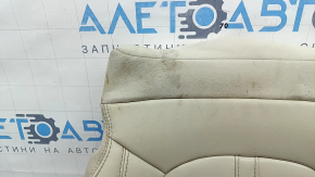 Lincoln MKZ 17-20 driver's seat cushion upholstery, beige leather, heated, dry-cleanable
