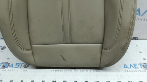 Lincoln MKZ 17-20 driver's seat cushion upholstery, beige leather, heated, dry-cleanable