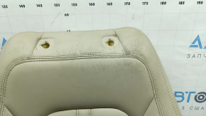Lincoln MKZ 17-20 passenger seat back upholstery, beige leather, heated, dry cleanable