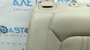 Right rear seat backrest for Lincoln MKZ 17-20, beige leather, dry-cleanable