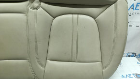 Rear row of seats, lower part, Lincoln MKZ 17-20, beige leather, dry-cleanable