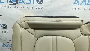 Rear row of seats, lower part, Lincoln MKZ 17-20, beige leather, dry-cleanable