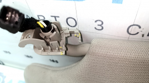 Left visor for a Lincoln MKZ 17-20, beige, without a hook, illuminated, with controls, needs cleaning, broken mount
