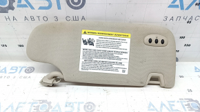 Left visor for a Lincoln MKZ 17-20, beige, without a hook, illuminated, with controls, needs cleaning, broken mount