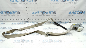 Driver's seat belt with squib and tensioner for Lincoln MKZ 17-20, beige, used, dry-cleanable