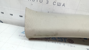 Upper left front pillar trim for Lincoln MKZ 17-20, beige, dry-cleanable