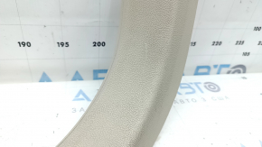Lower left front pillar trim for Lincoln MKZ 17-20, beige, scratches, needs cleaning